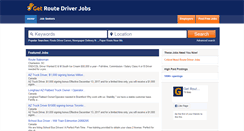 Desktop Screenshot of getroutedriverjobs.com